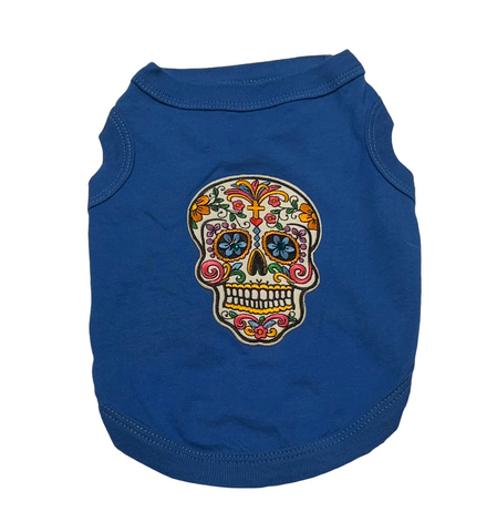 skull dog tee for dogs