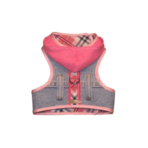 harness for dogs denim