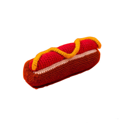 Hot dog toy ware of the dog