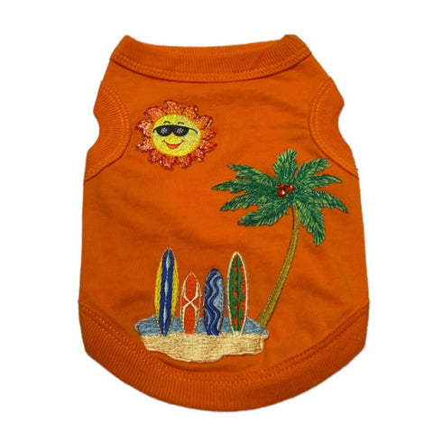 surfboard dog tee for dogs