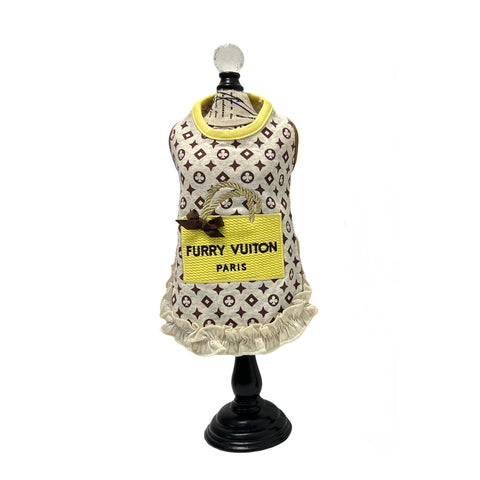 Furry Vuiton dress