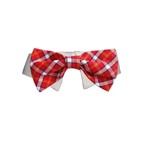 Red Checkered Tie for dogs