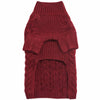 Knit Textured Burgundy