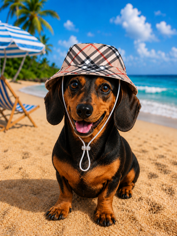 Hat Plaid brown