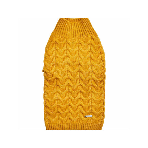 Knit Textured Mustard