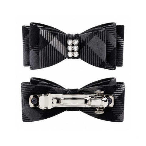 Luxe Black Plaid