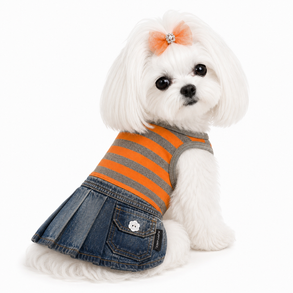 Orange Denim