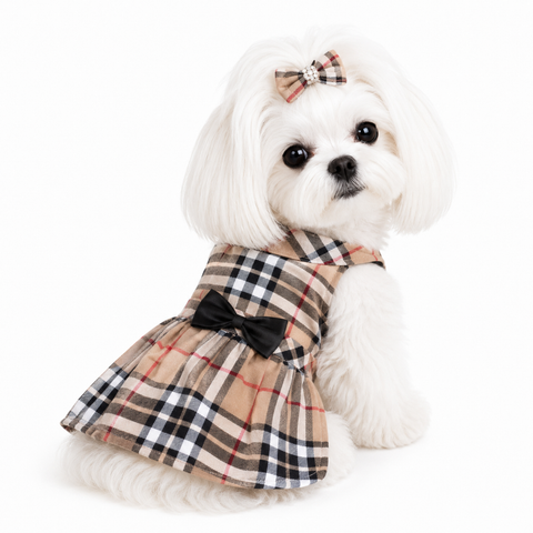 Plaid Tan