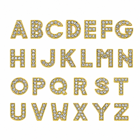10 mm Letters Gold