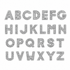 18 mm Letters Silver