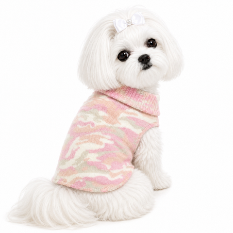 Angora Camo Pink