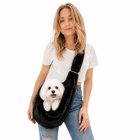 Fur Sling Black