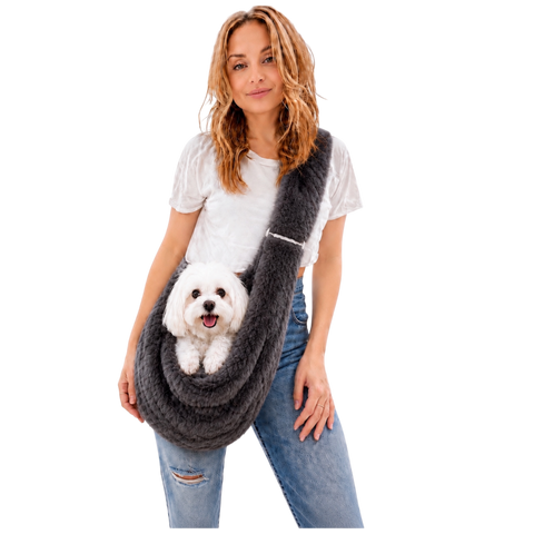 Fur Sling Charcoal