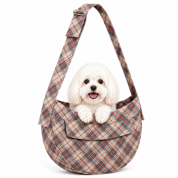 Ultra Suede Plaid Brown