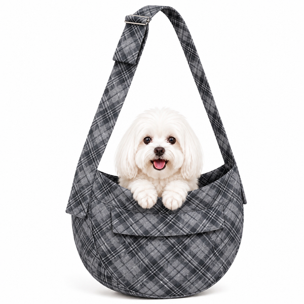 Ultra Suede Plaid Black