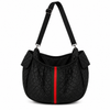 Sling Quilted/Stripe Black