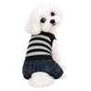 Striped Blue & Grey