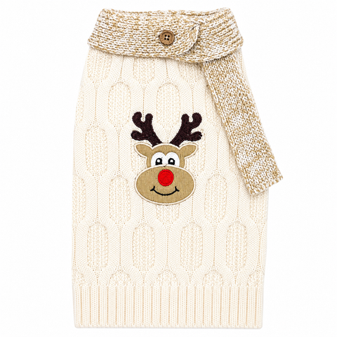 Holiday Reindeer Scarf