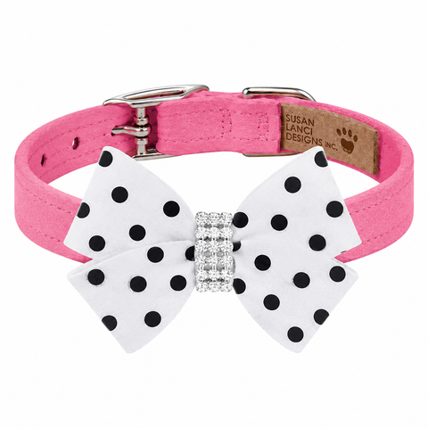 Swarovski Bow Pdot Fuchsia