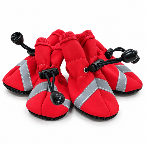 Dog Boots Red