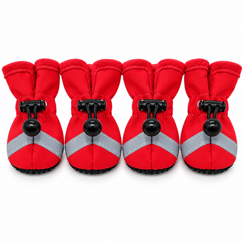 Dog Boots Red