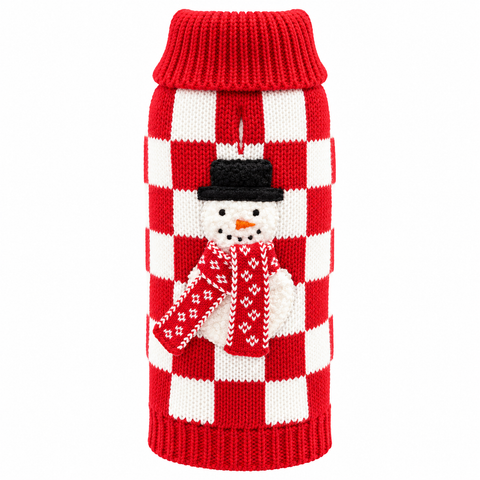 W/D Snowman Checkered
