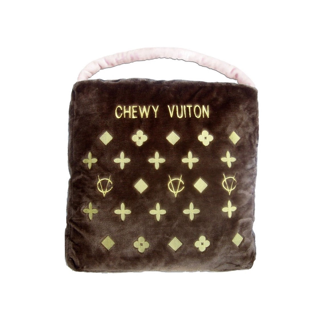 chewy vuitton purse - checkered – barking babies
